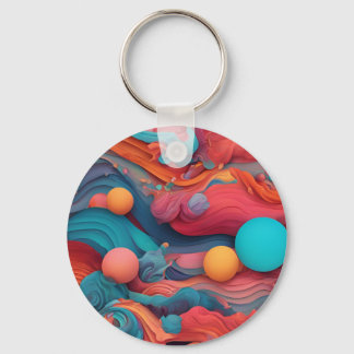 Color Mix Key Ring