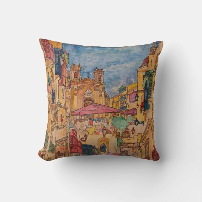 Color My Gozo Cushion (Front)