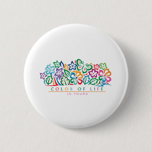 COLOR_of_life 6 Cm Round Badge