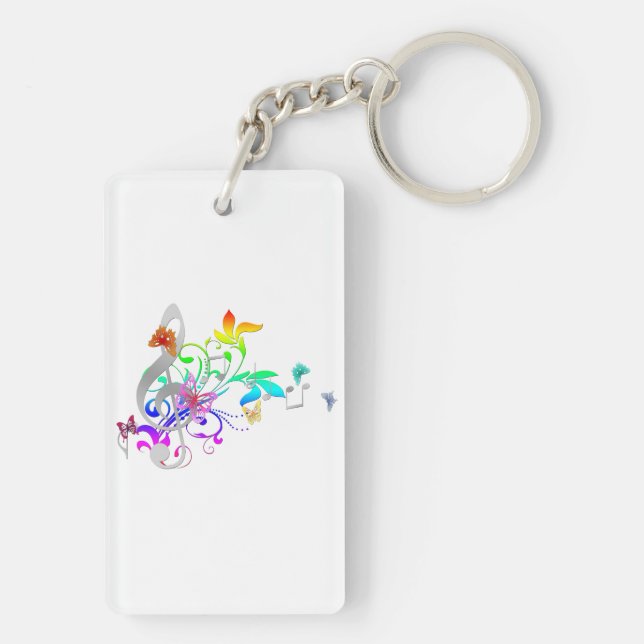 Color of Music Key Ring (Back)