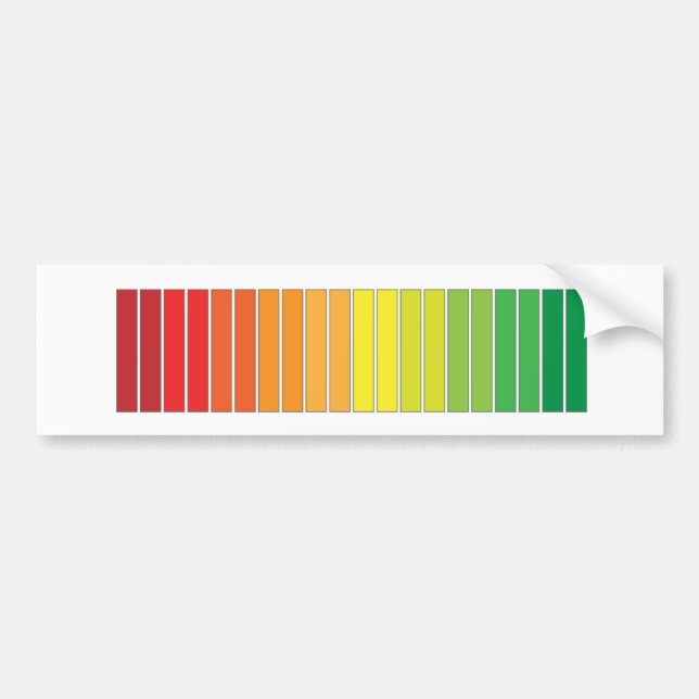 'COLOR PROGRESS' BUMPER STICKER (Front)