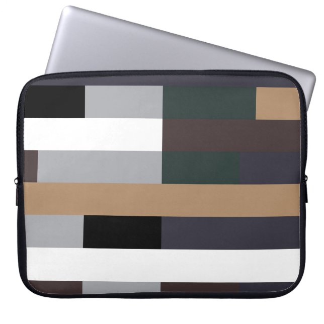 Color Rectangles Laptop Sleeve (Front)