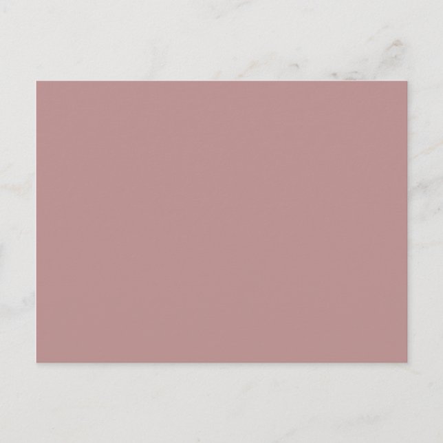 color rosy brown postcard (Front)