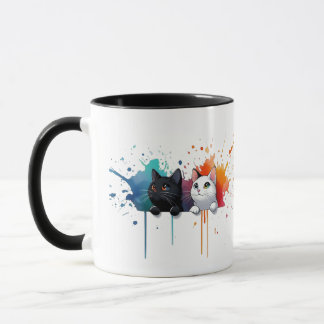 Color Splash Cats Mug