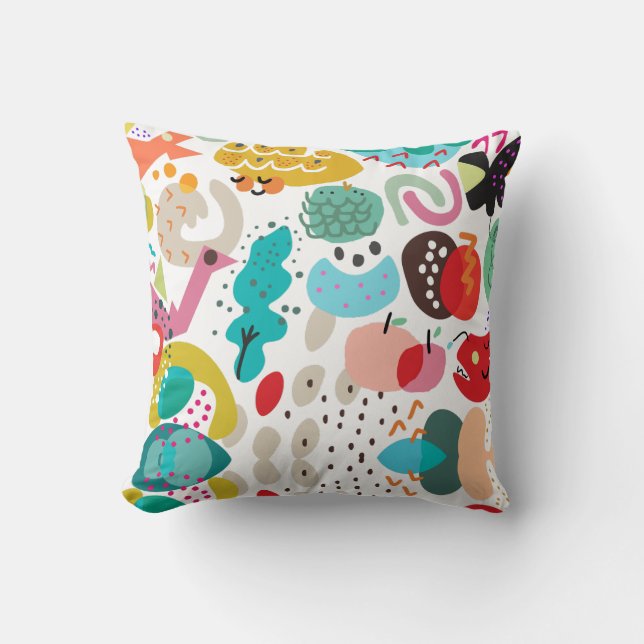 Color Splash Chaos Cushion (Front)