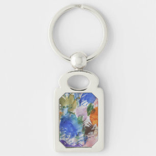 Color Splash Metal Key Ring