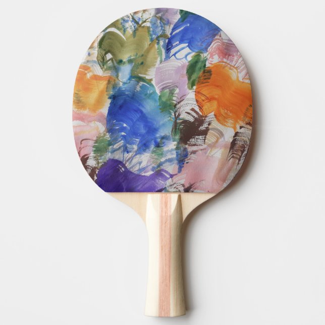 Color Splash Ping Pong Paddle (Front)