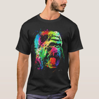 Color splatter gorilla T-Shirt