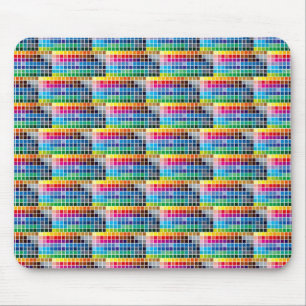 COLOR SQUARES MOUSE PAD