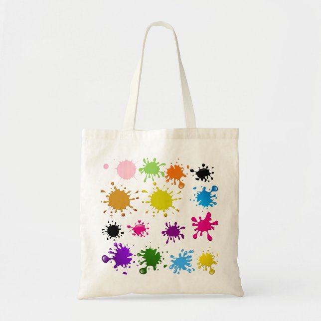 color stained canvas bag (Front)