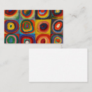 Color Study, 1913 by Wassily Kandinsky Business Card