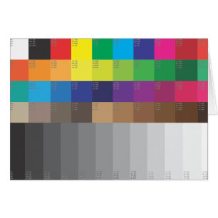 COLOR SWATCH AND GRAY SCALE