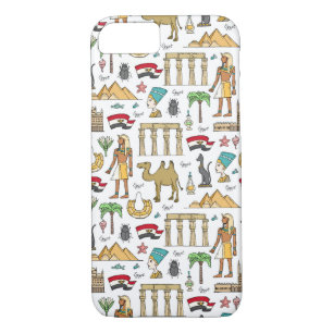 Color Symbols of Egypt Pattern iPhone 8/7 Case