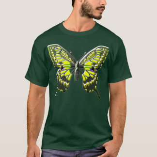 Color tropical swallowtail butterfly 2 T-Shirt