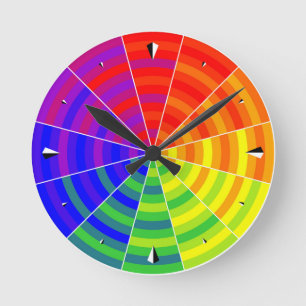 Color Wheel clock