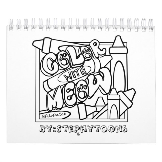 Color with Meow Calendar (Cover)
