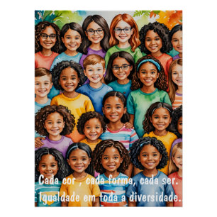 Color World: The Beauty of Diversity Poster