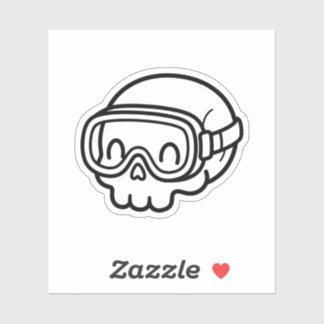 Color Your Own Kawaii Skull Swim Goggles Summer