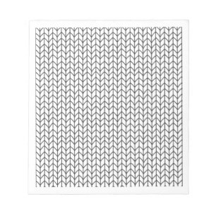 COLOR YOUR OWN Knitting 5.5x6 Notepad