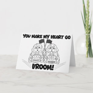 COLOR YOURSELF Valentine Holiday Card