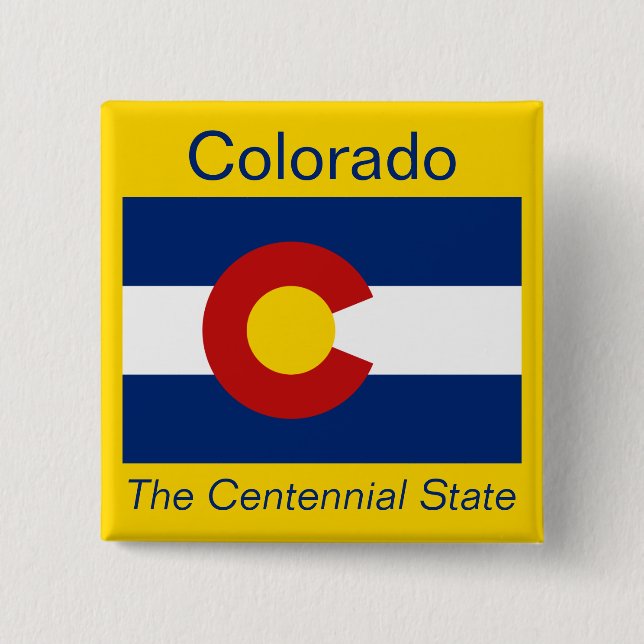 Coloradan Flag Button (Front)