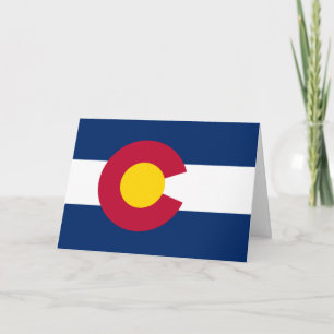 Coloradan Flag, Flag of Colorado Card