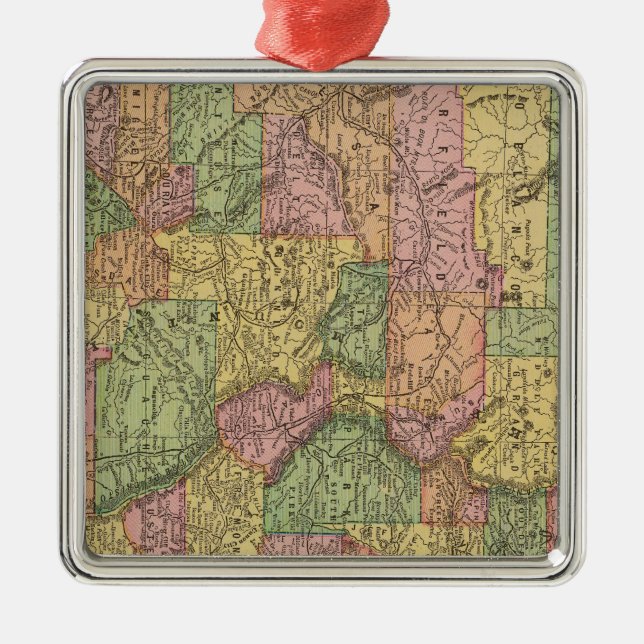 Colorado 10 metal tree decoration (Front)