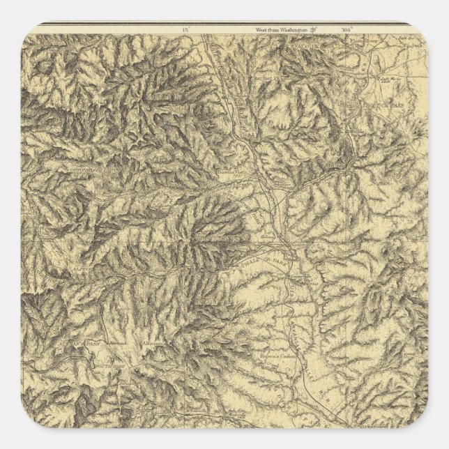 Colorado 11 square sticker (Front)