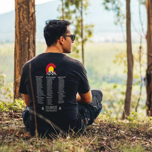 Colorado 14ers Fourteeners Mountain Climbing T-Shirt