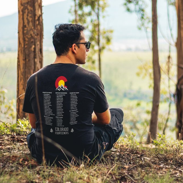 Colorado 14ers Fourteeners Mountain Climbing T-Shirt (Creator Uploaded)