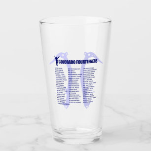 Colorado 14ers glass
