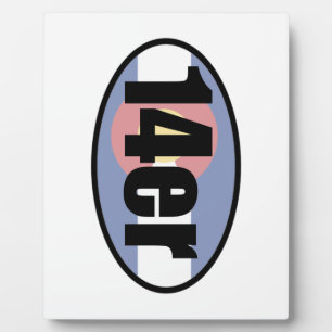 Colorado 14ers plaque