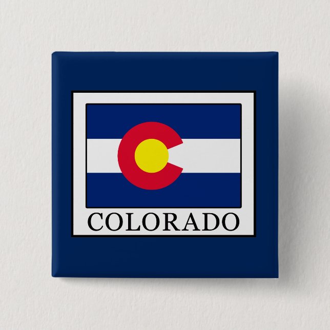 Colorado 15 Cm Square Badge (Front)