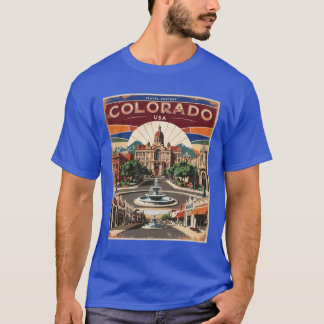 Colorado 1950s USA Vintage Retro Tourism T-Shirt