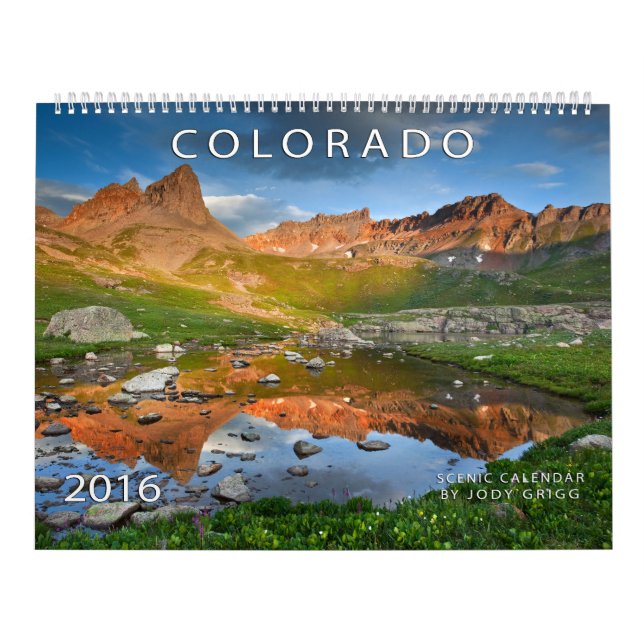Colorado 2016 Scenic Calendar (Cover)
