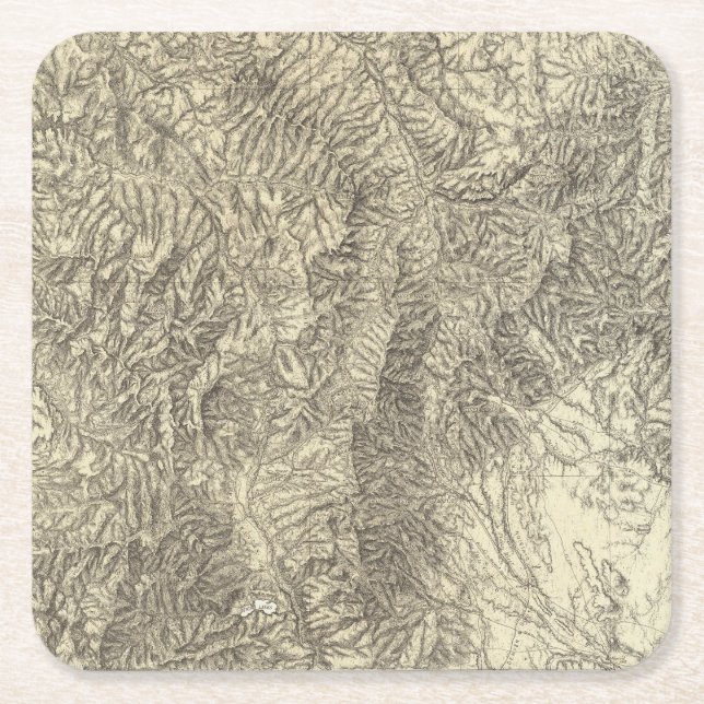 Colorado 2 square paper coaster (Front)