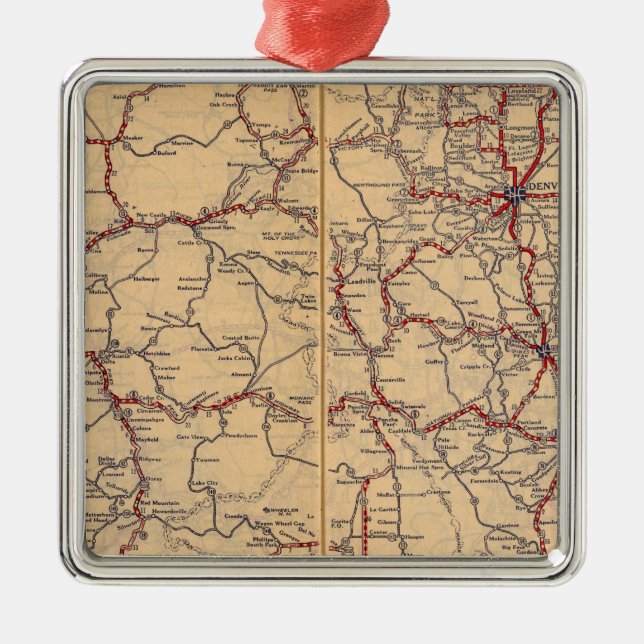 Colorado 3 metal ornament (Front)