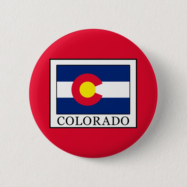 Colorado 6 Cm Round Badge (Front)