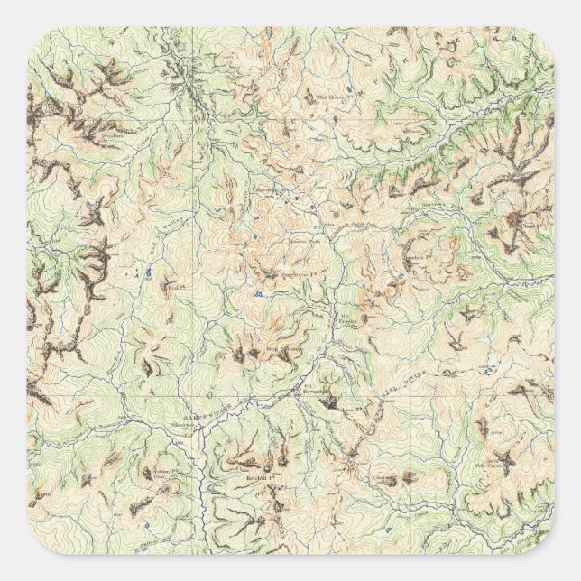 Colorado 6 square sticker (Front)