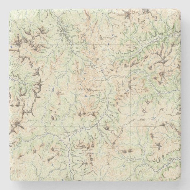 Colorado 6 stone coaster (Front)