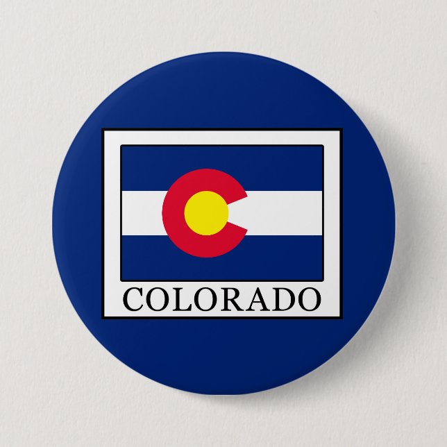 Colorado 7.5 Cm Round Badge (Front)