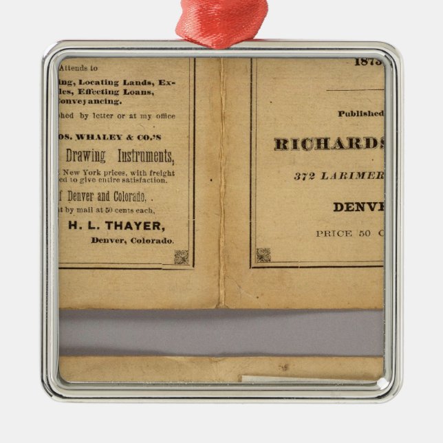 Colorado 8 metal tree decoration (Front)