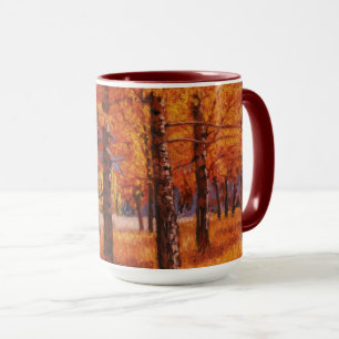 Colorado Aspens in Beautiful Autumn Splendor Mug