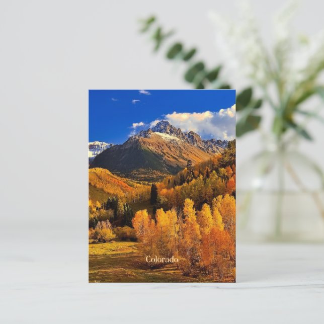 Colorado autumn postcard (Standing Front)