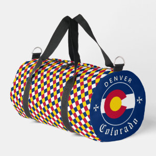 Colorado Bag, gym, travel bag, USA, Colorado Flag Duffle Bag