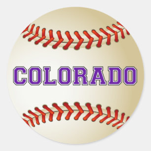 COLORADO BASEBALL CLASSIC ROUND STICKER