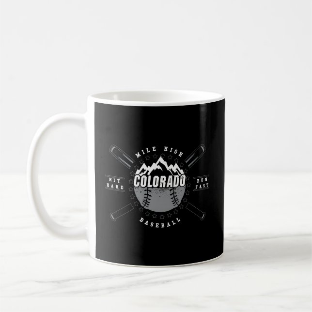 Colorado Baseball Rocky Mountains Coffee Mug (Left)