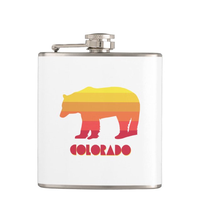 Colorado Bear Hip Flask (Front)