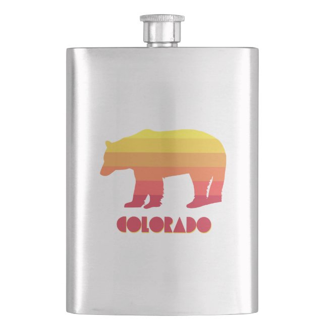 Colorado Bear Hip Flask (Front)