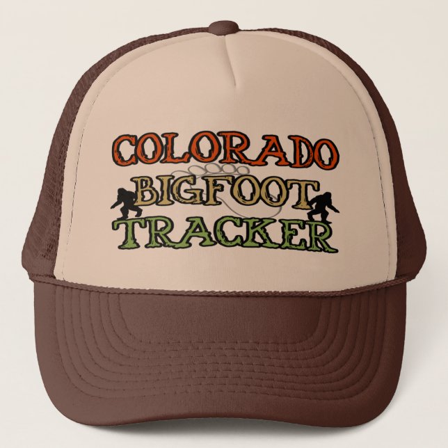 Colorado Bigfoot Tracker Trucker Hat (Front)